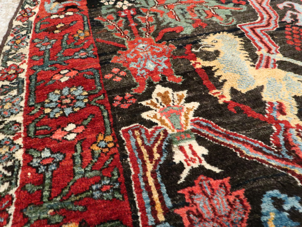 Antique Persian Bidjar Wagireh Rug, No.29112 - Gsblank