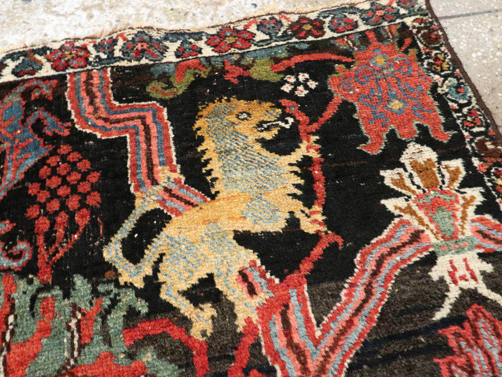 Antique Persian Bidjar Wagireh Rug, No.29112 - Gsblank