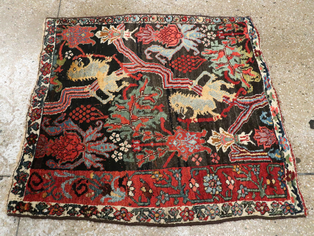 Antique Persian Bidjar Wagireh Rug, No.29112 - Gsblank