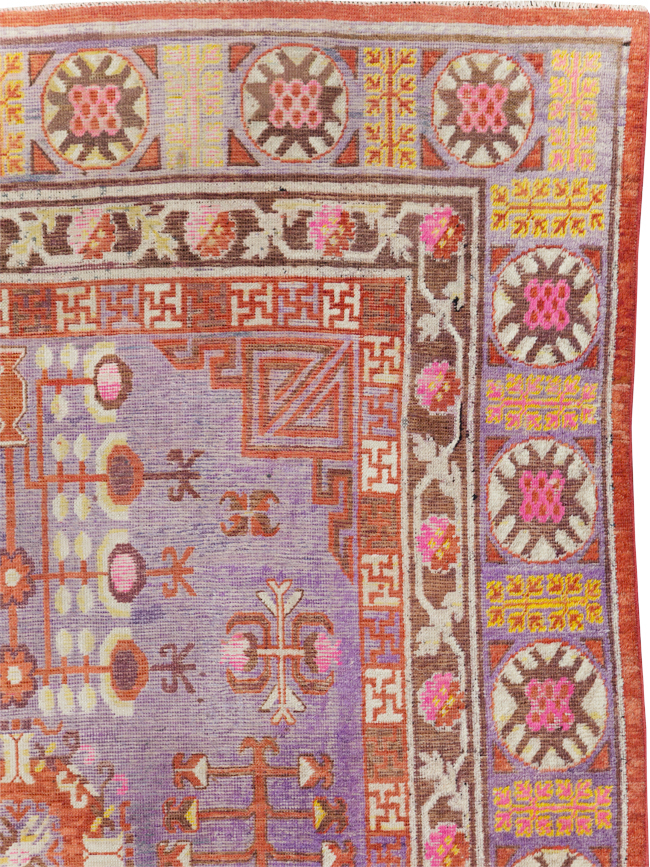 Antique East Turkestan Khotan Gallery Carpet, No.29125 - Gsblank
