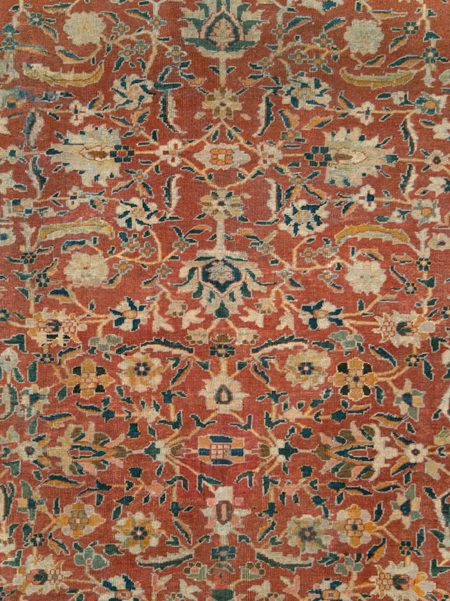 Antique Persian Mahal Carpet, No.29127 - Gsblank