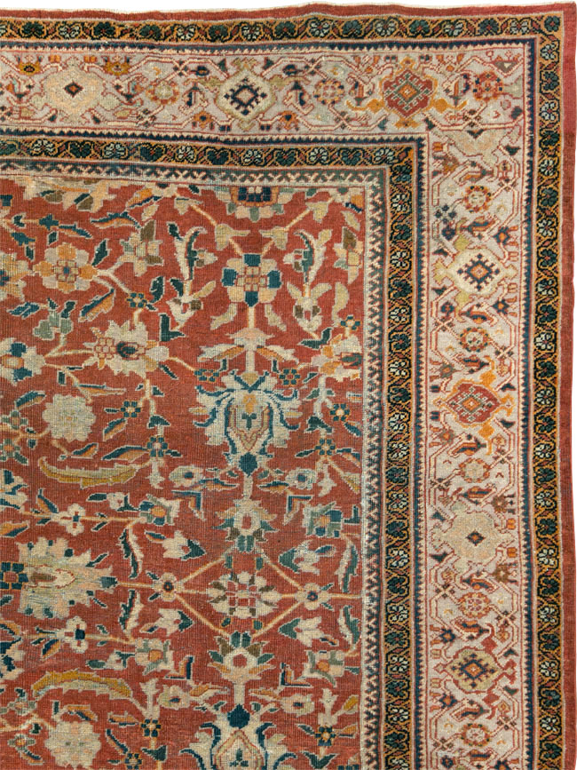 Antique Persian Mahal Carpet, No.29127 - Gsblank
