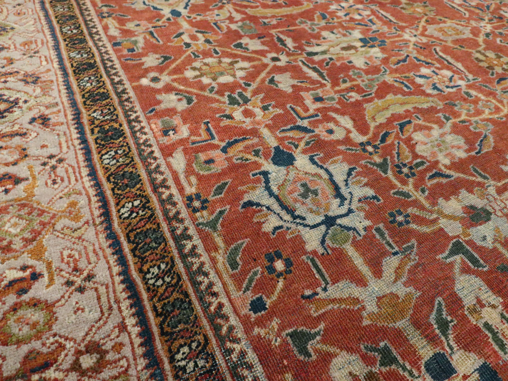 Antique Persian Mahal Carpet, No.29127 - Gsblank