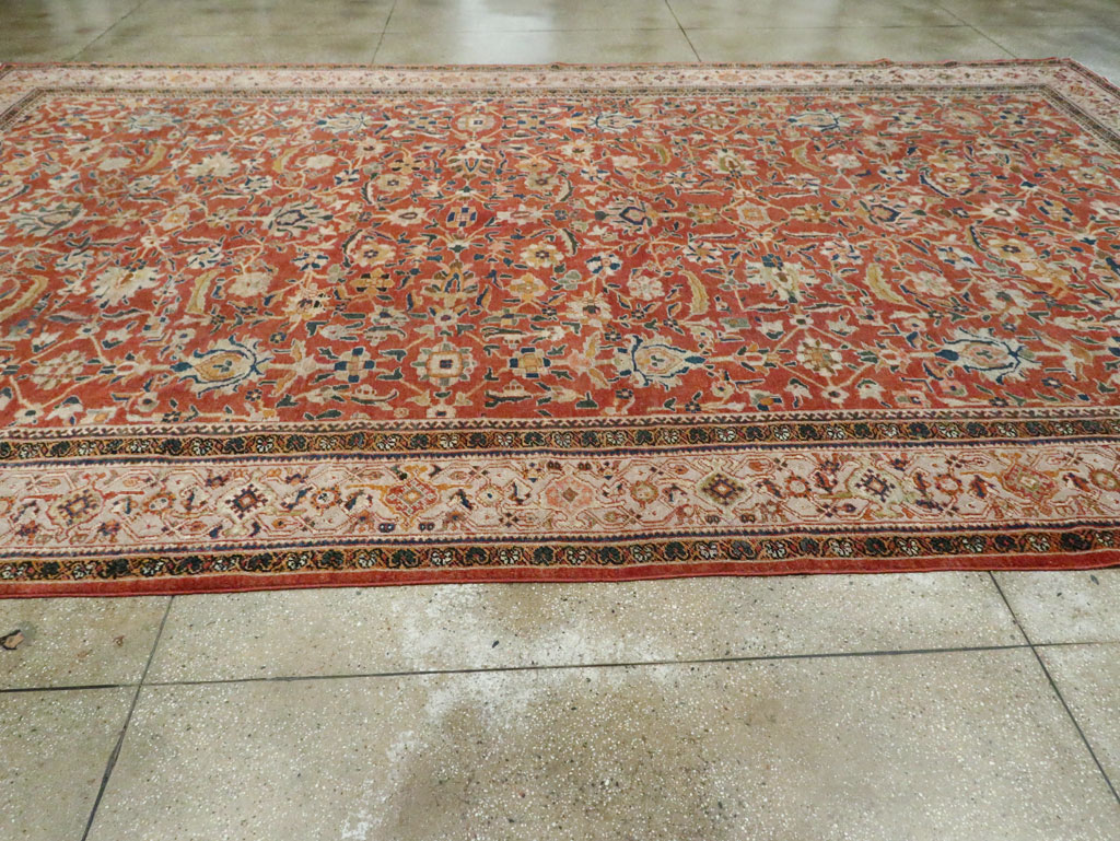 Antique Persian Mahal Carpet, No.29127 - Gsblank