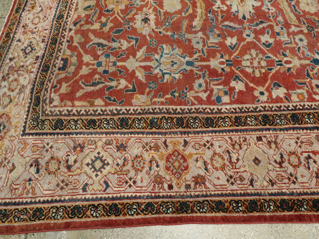 Antique Persian Mahal Carpet, No.29127 - Gsblank