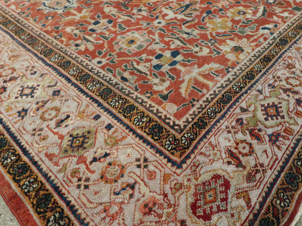 Antique Persian Mahal Carpet, No.29127 - Gsblank