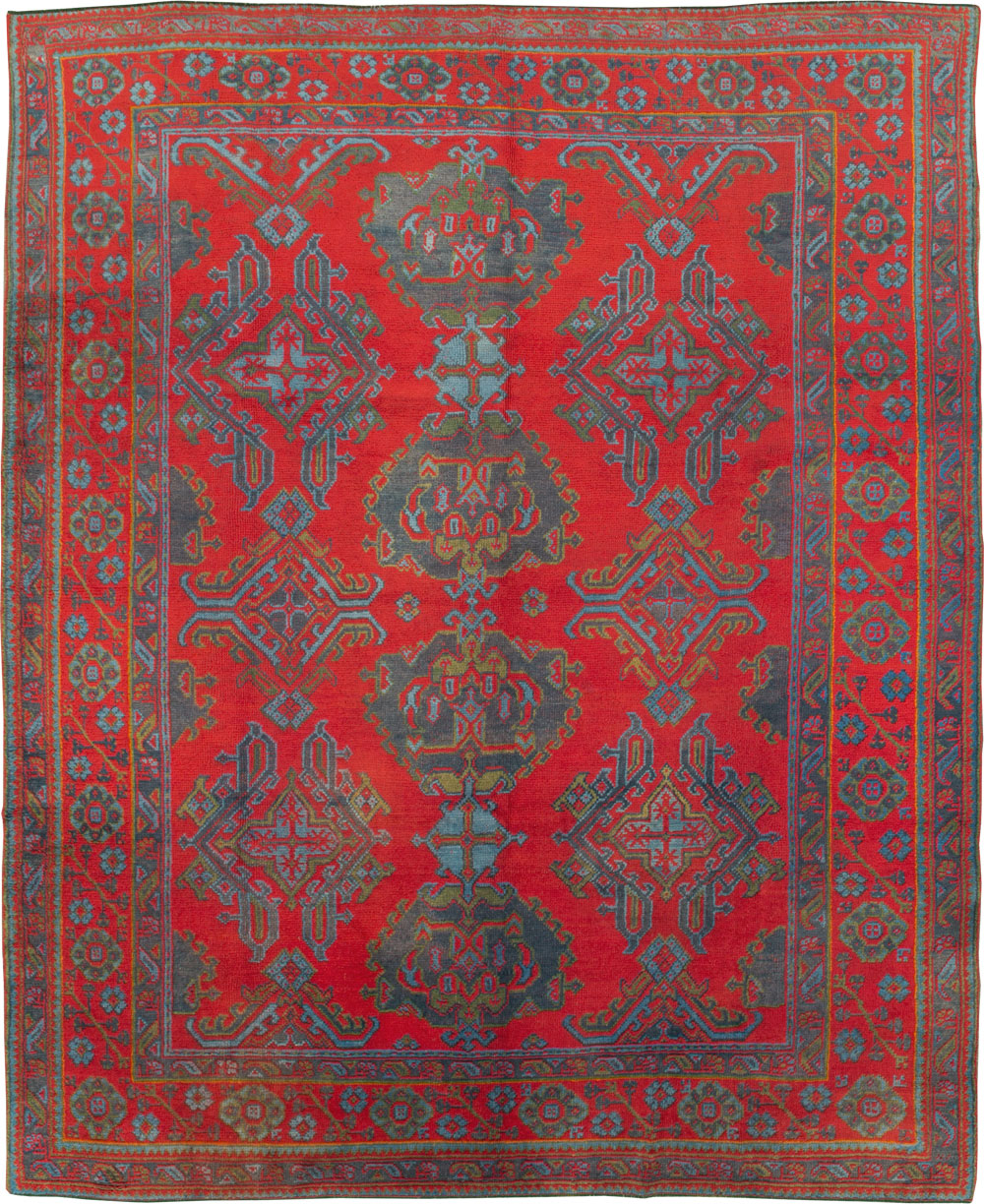 Antique Oushak Carpet, No.29128 - Gsblank