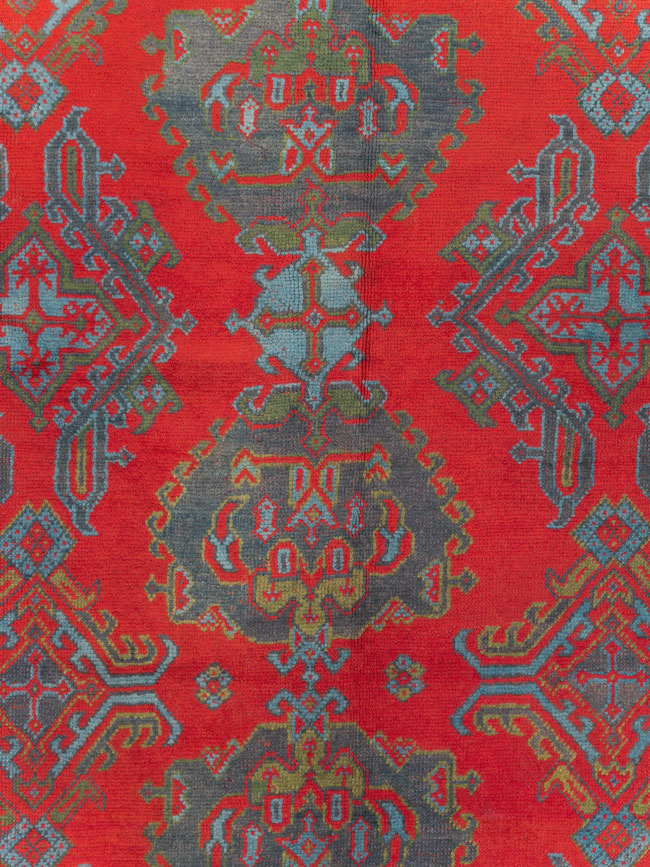 Antique Oushak Carpet, No.29128 - Gsblank