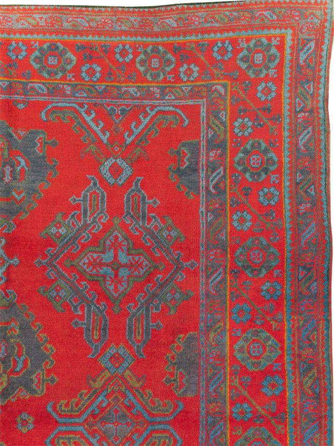 Antique Oushak Carpet, No.29128 - Gsblank