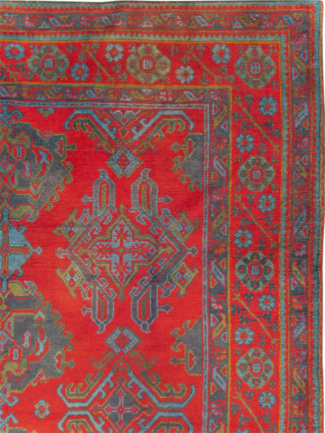 Antique Oushak Carpet, No.29128 - Gsblank