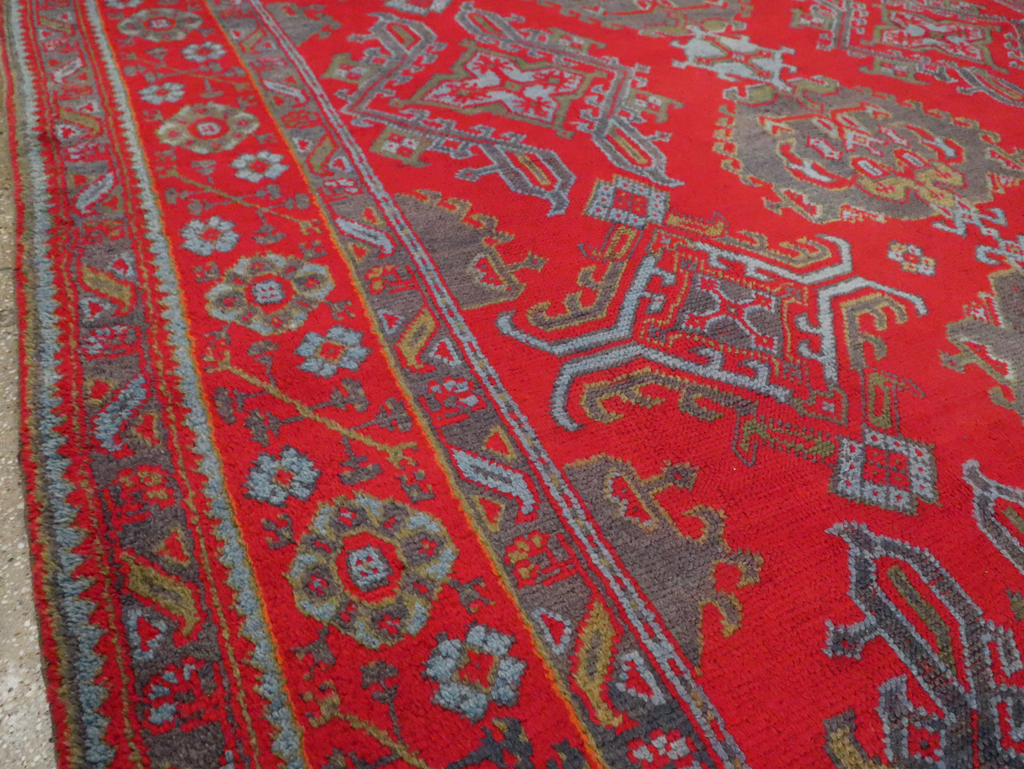 Antique Oushak Carpet, No.29128 - Gsblank