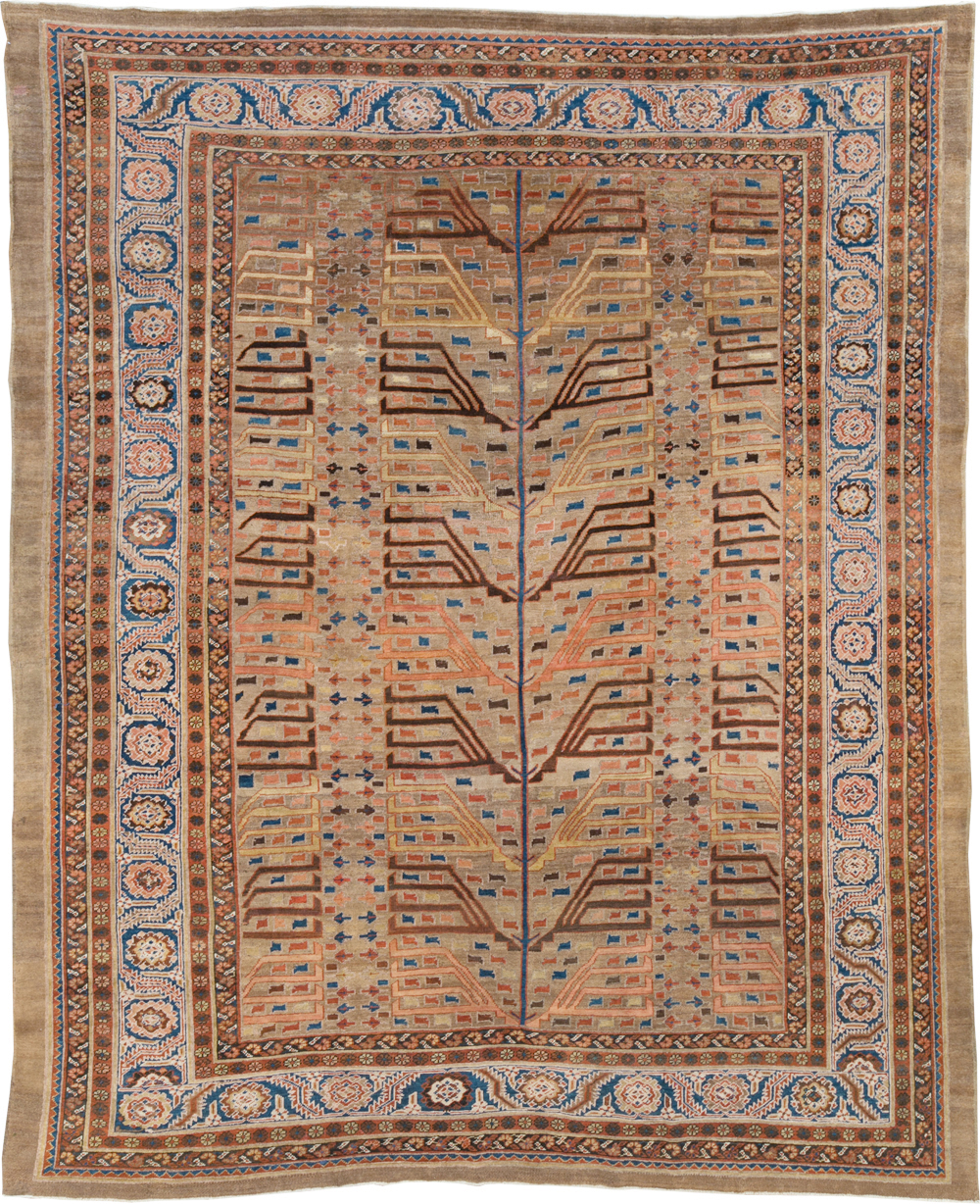 Antique Persian Bakshaish Carpet, No.29131 - Gsblank