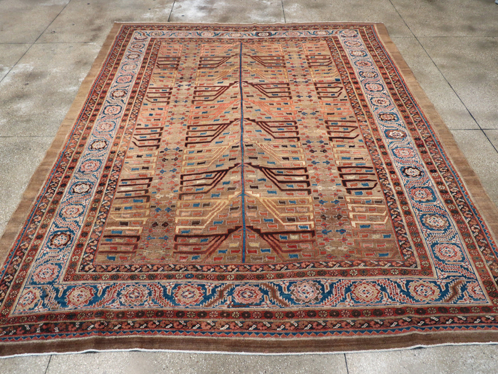 Antique Persian Bakshaish Carpet, No.29131 - Gsblank