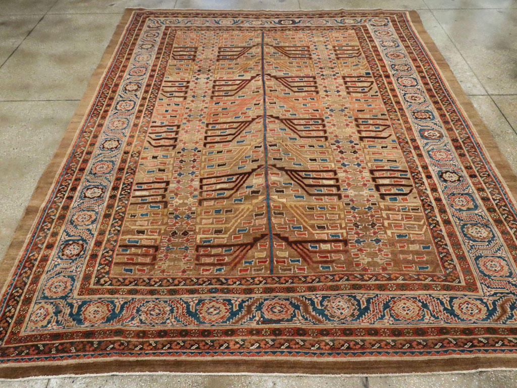 Antique Persian Bakshaish Carpet, No.29131 - Gsblank