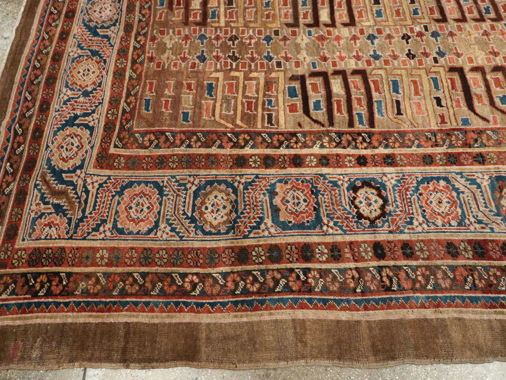 Antique Persian Bakshaish Carpet, No.29131 - Gsblank