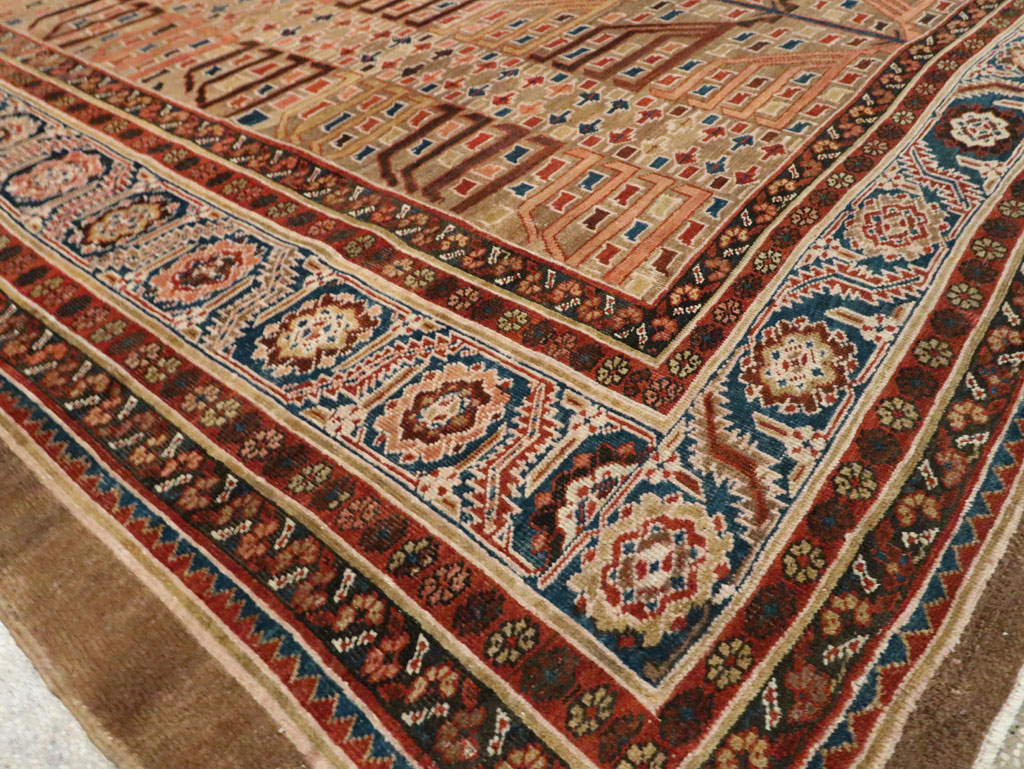 Antique Persian Bakshaish Carpet, No.29131 - Gsblank