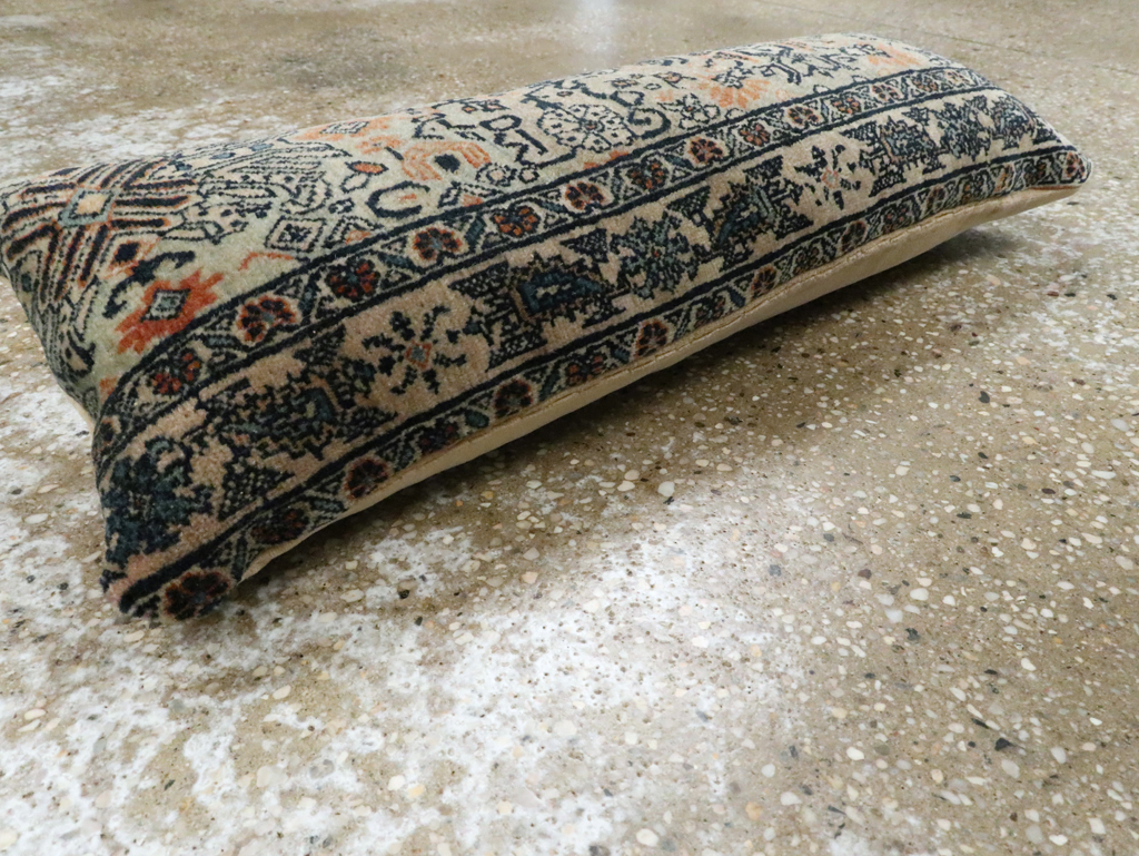 Antique Persian Tabriz Pillow, No.29135 - Gsblank