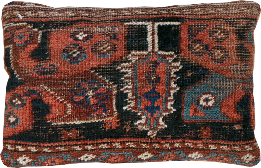 Antique Persian Bag Face Pillow, No.29136 - Gsblank