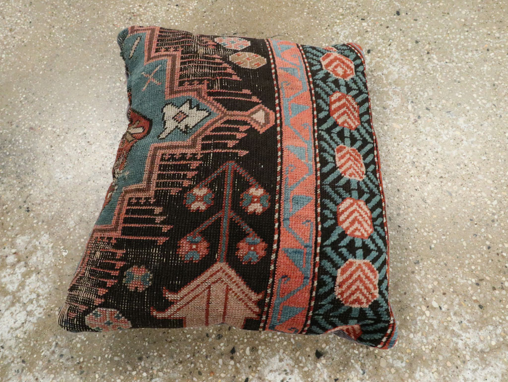 Antique Caucasian Kazak Pillow, No.29137 - Gsblank