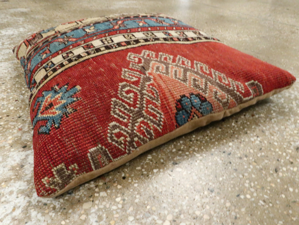 Antique Persian Bakshaish Pillow, No.29138 - Gsblank