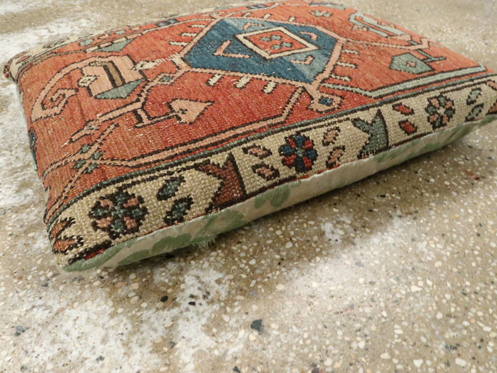 Antique Persian Heriz Pillow, No.29142 - Gsblank