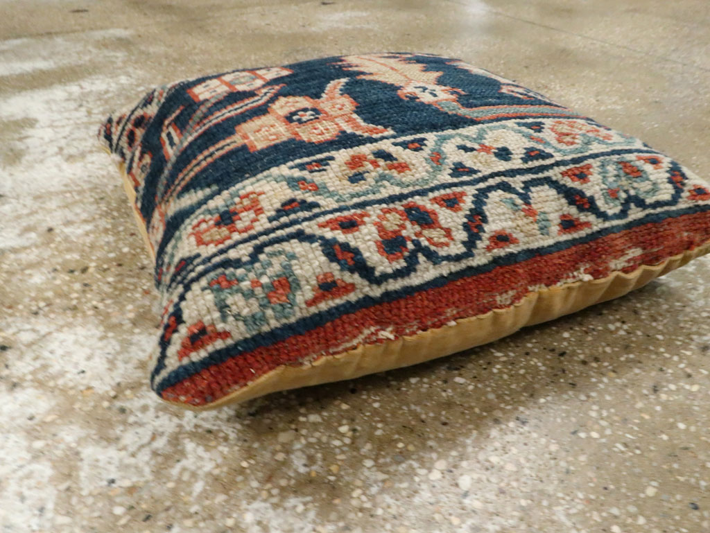 Antique Persian Mahal Square Pillow, No.29144 - Gsblank