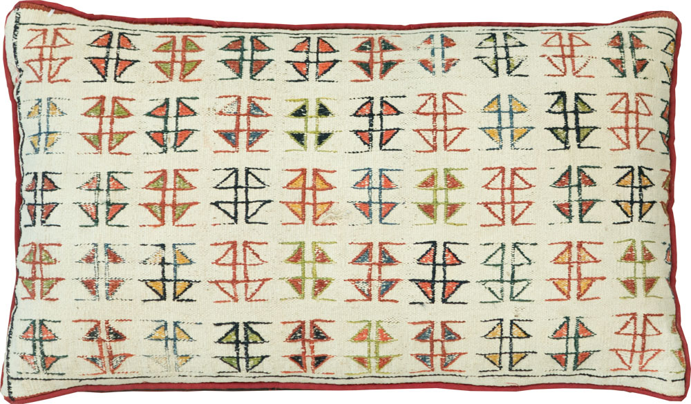 Vintage Persian Kurdish Pillow, No.29148 - Gsblank