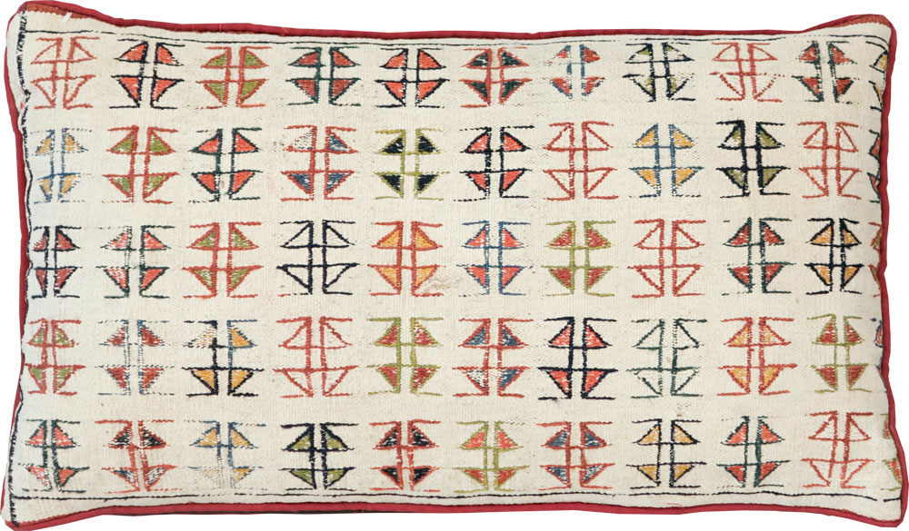 Vintage Persian Kurdish Pillow (Pair: 1 of 2), No.29148 - Gsblank