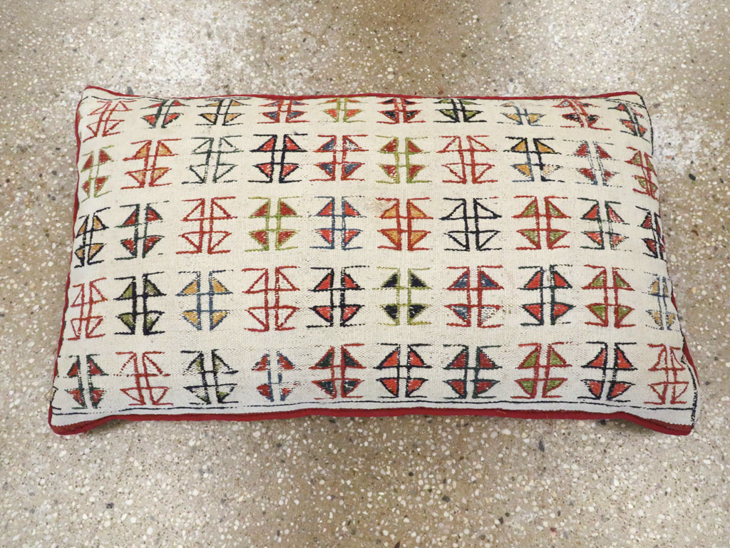 Vintage Persian Kurdish Pillow (Pair: 1 of 2), No.29148 - Gsblank