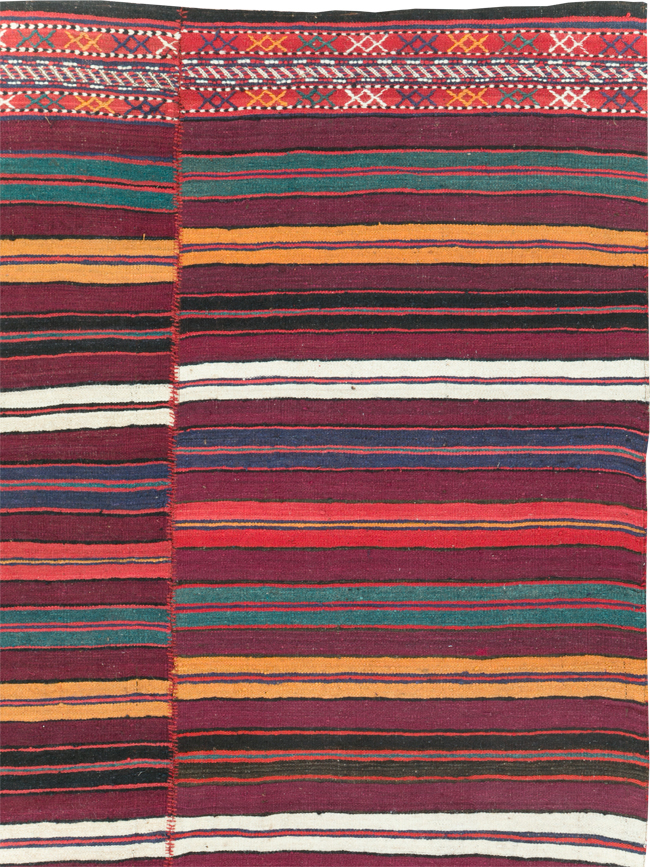 Vintage Persian Flatweave Kilim, No.29162 - Gsblank