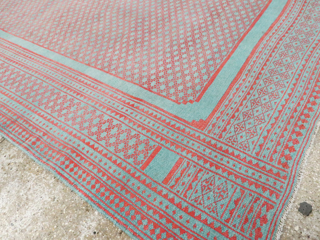 Vintage Persian Flatweave Kilim Accent Carpet, No.29163 - Gsblank