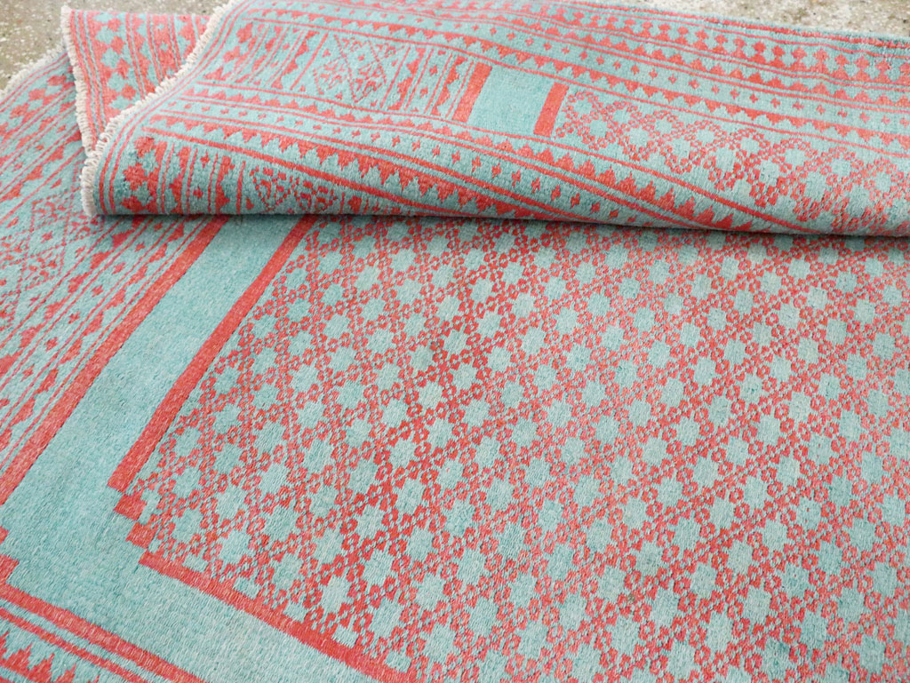 Vintage Persian Flatweave Kilim Accent Carpet, No.29163 - Gsblank