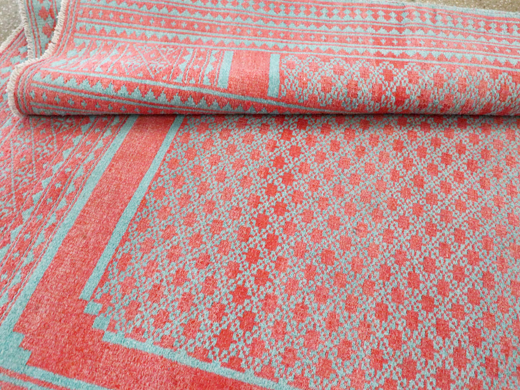 Vintage Persian Flatweave Kilim Accent Carpet, No.29163 - Gsblank