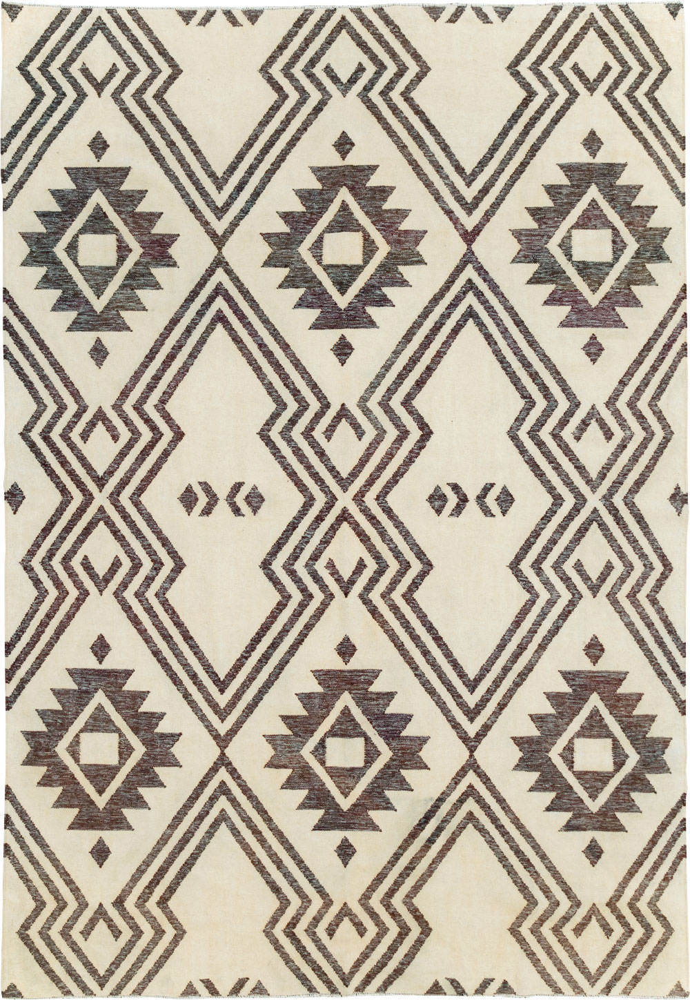 Contemporary Handmade Turkish Flatweave Kilim, No.29164 - Gsblank