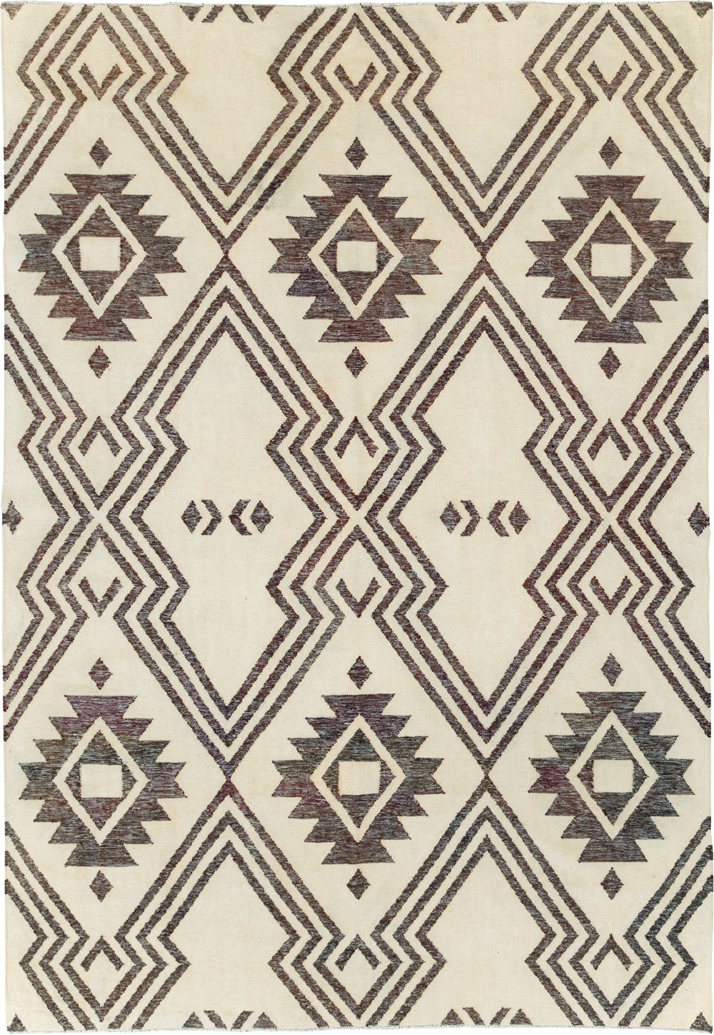 Contemporary Handmade Turkish Flatweave Kilim, No.29164 - Gsblank