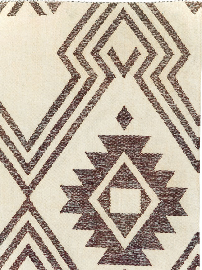 Contemporary Handmade Turkish Flatweave Kilim, No.29164 - Gsblank