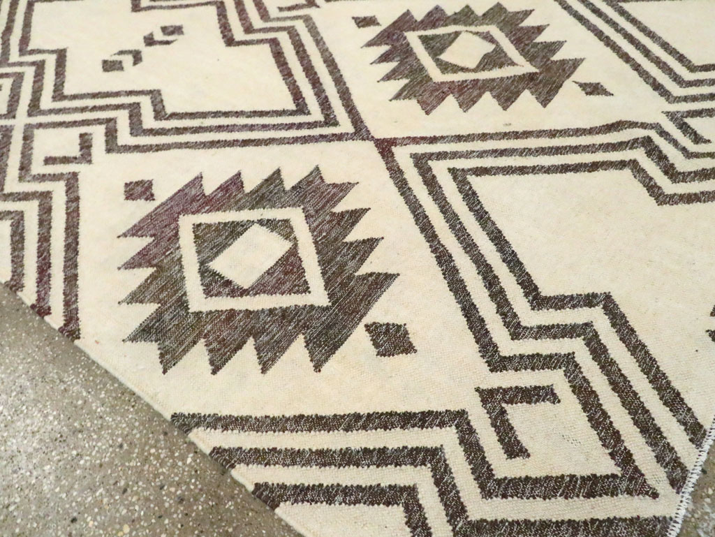 Contemporary Handmade Turkish Flatweave Kilim, No.29164 - Gsblank