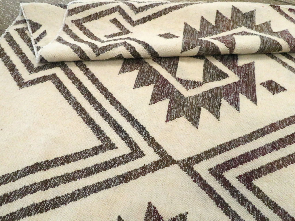Contemporary Handmade Turkish Flatweave Kilim, No.29164 - Gsblank