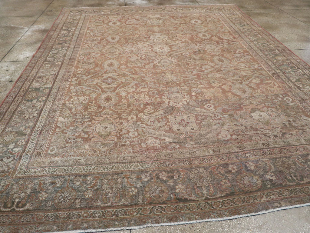Vintage Persian Mahal Room Size Carpet, No.29190 - Gsblank