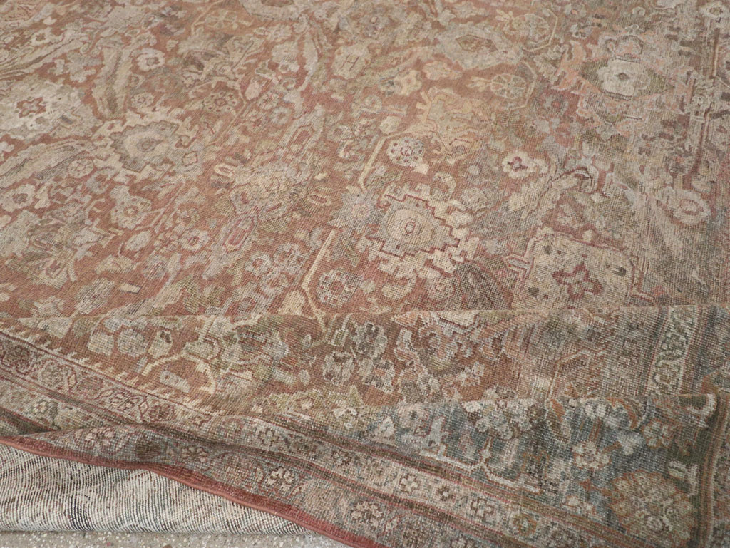 Vintage Persian Mahal Room Size Carpet, No.29190 - Gsblank