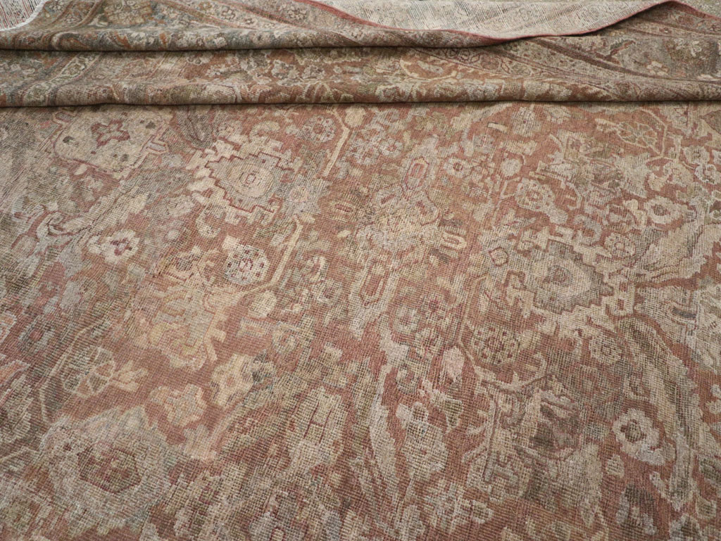 Vintage Persian Mahal Room Size Carpet, No.29190 - Gsblank