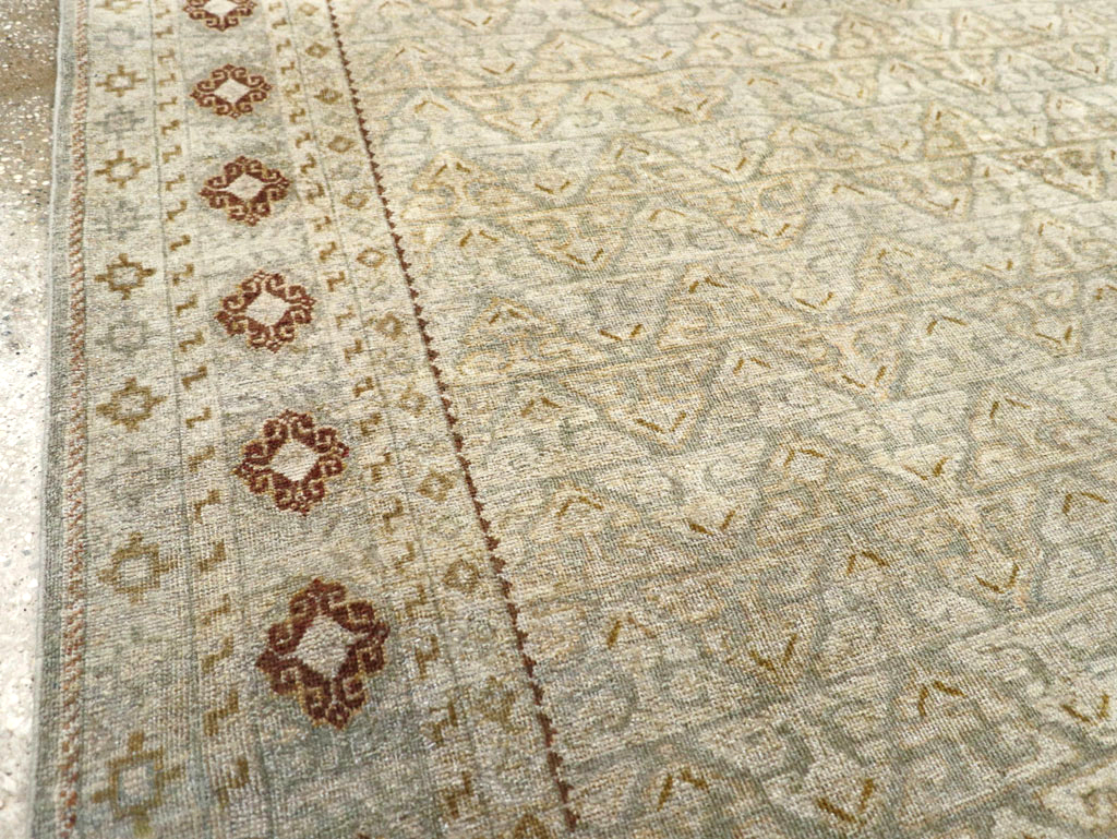 Vintage Persian Kashan Accent Carpet, No.29193 - Gsblank