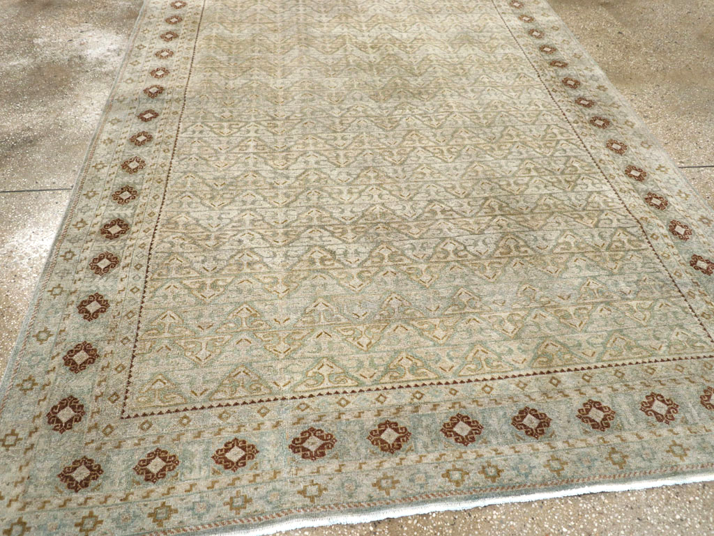 Vintage Persian Kashan Accent Carpet, No.29193 - Gsblank