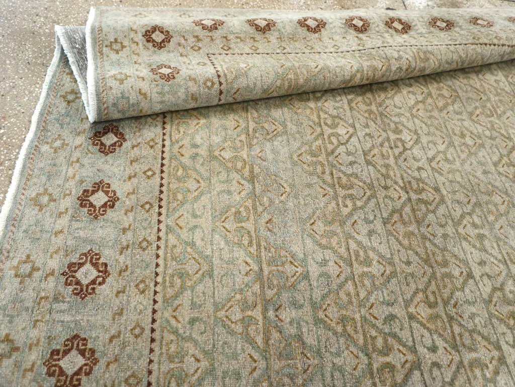 Vintage Persian Kashan Accent Carpet, No.29193 - Gsblank