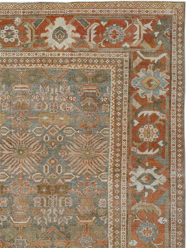 Antique Persian Mahal Room Size Carpet, No.29195 - Gsblank
