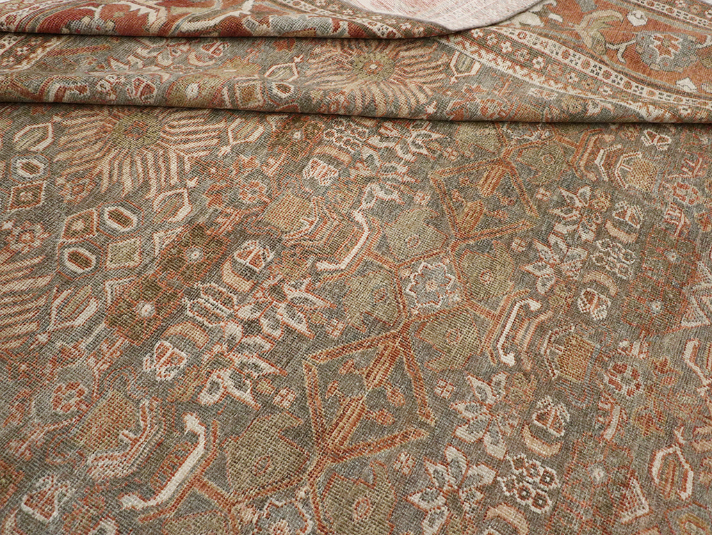 Antique Persian Mahal Room Size Carpet, No.29195 - Gsblank