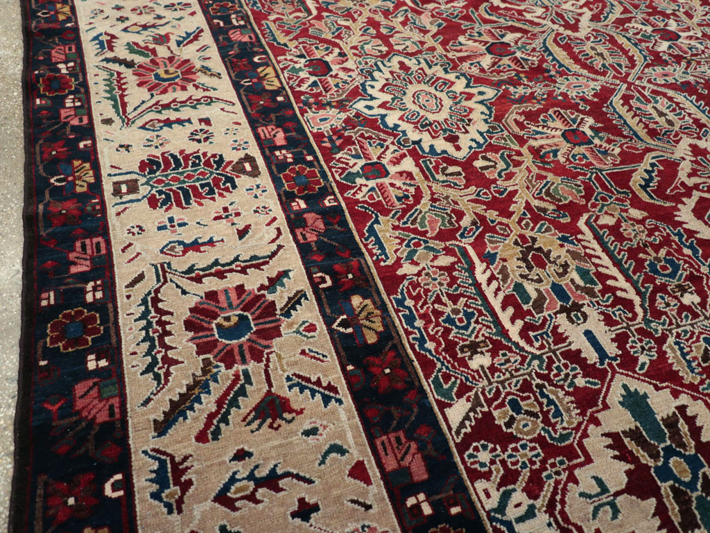 Vintage Persian Bakhtiari Tribal Room Size Carpet, No.29197 - Gsblank