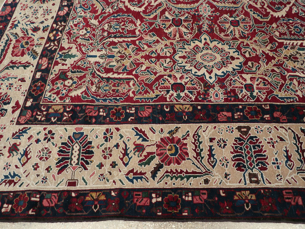 Vintage Persian Bakhtiari Tribal Room Size Carpet, No.29197 - Gsblank