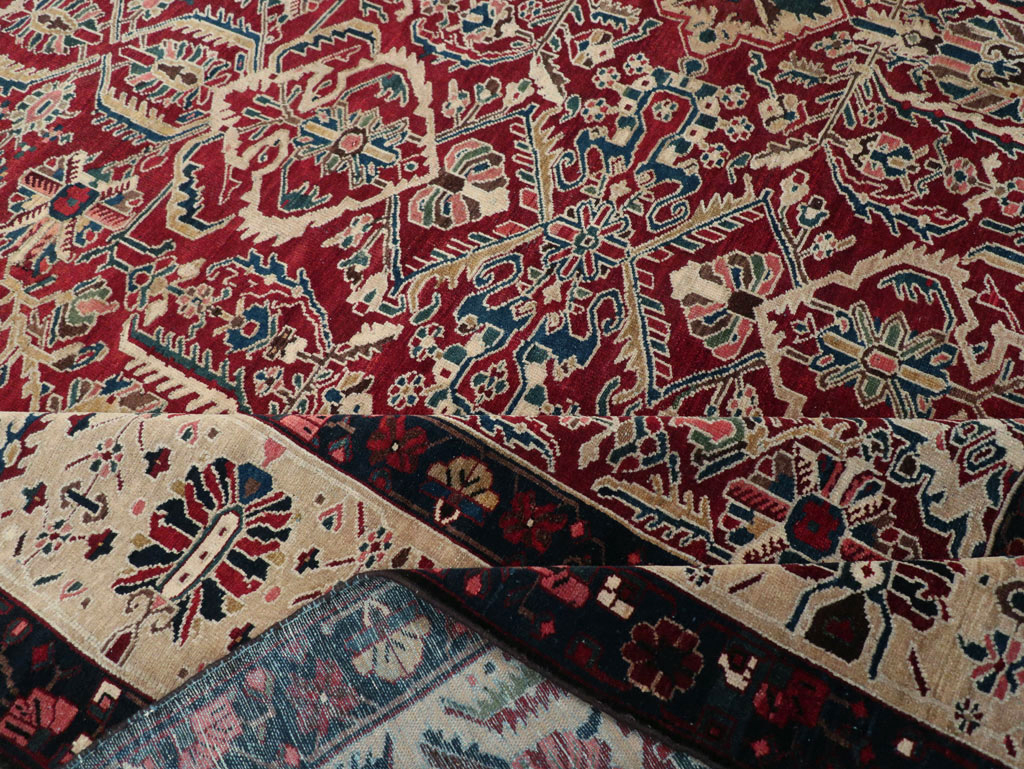 Vintage Persian Bakhtiari Tribal Room Size Carpet, No.29197 - Gsblank