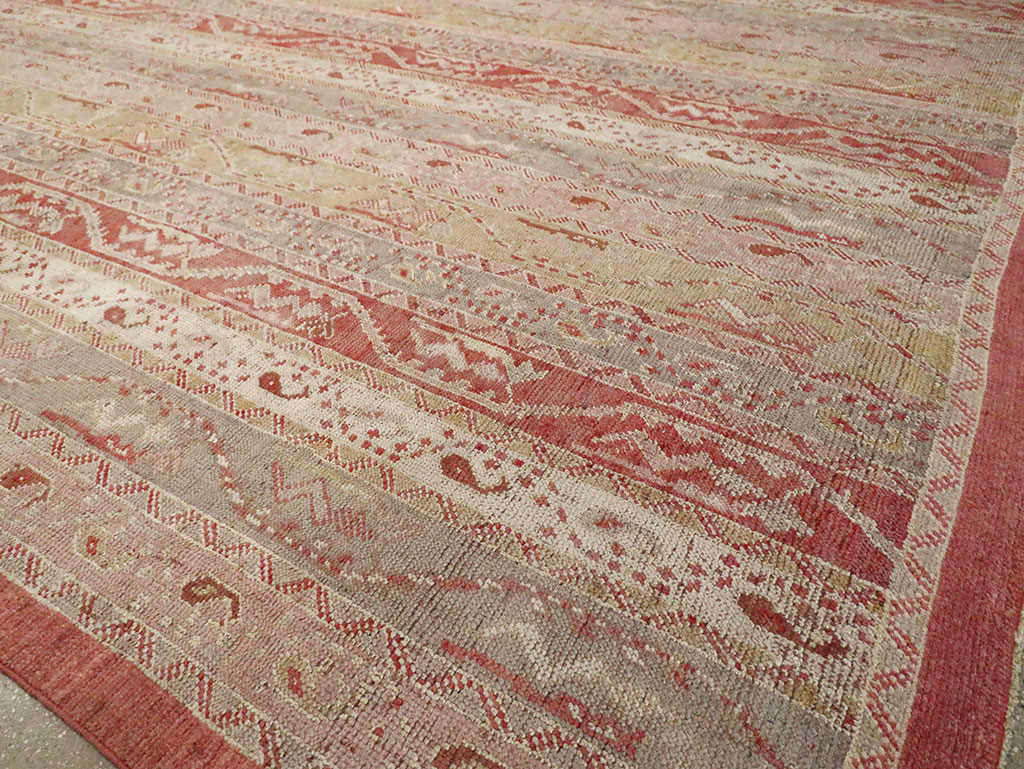 Antique Turkish Oushak Oversize Carpet, No.29198 - Gsblank